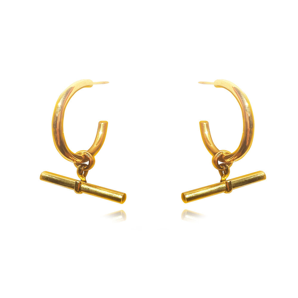 Culturesse Dionne Modern Muse Bar Drop Earrings