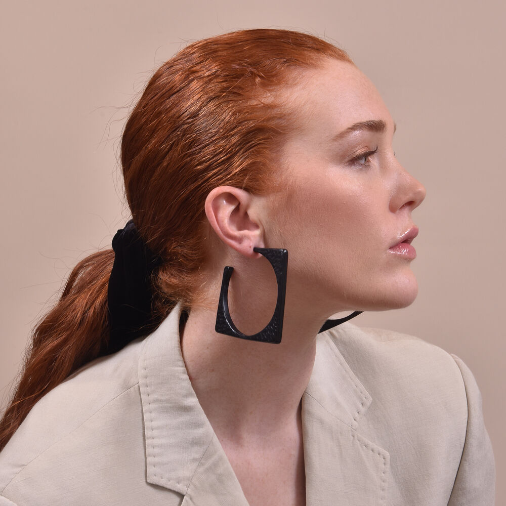 Culturesse Alia Geo Oversized Statement Earrings