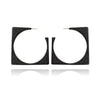 Culturesse Alia Geo Oversized Statement Earrings