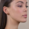 Culturesse Sydney Dainty Twin Loop Earrings