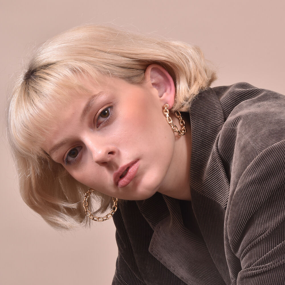 Culturesse Milan Chained Love Earrings