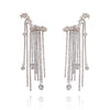 Culturesse Bespoke Diamante Climber Earrings