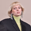 Culturesse Lais Diamante Tassel Earrings