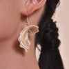 Culturesse Camile Modern Shell Drop Earrings