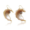 Culturesse Camile Modern Shell Drop Earrings