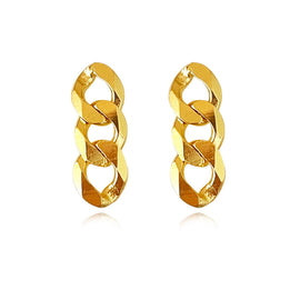 Culturesse Lucie Modern Muse Dainty Chain Earrings