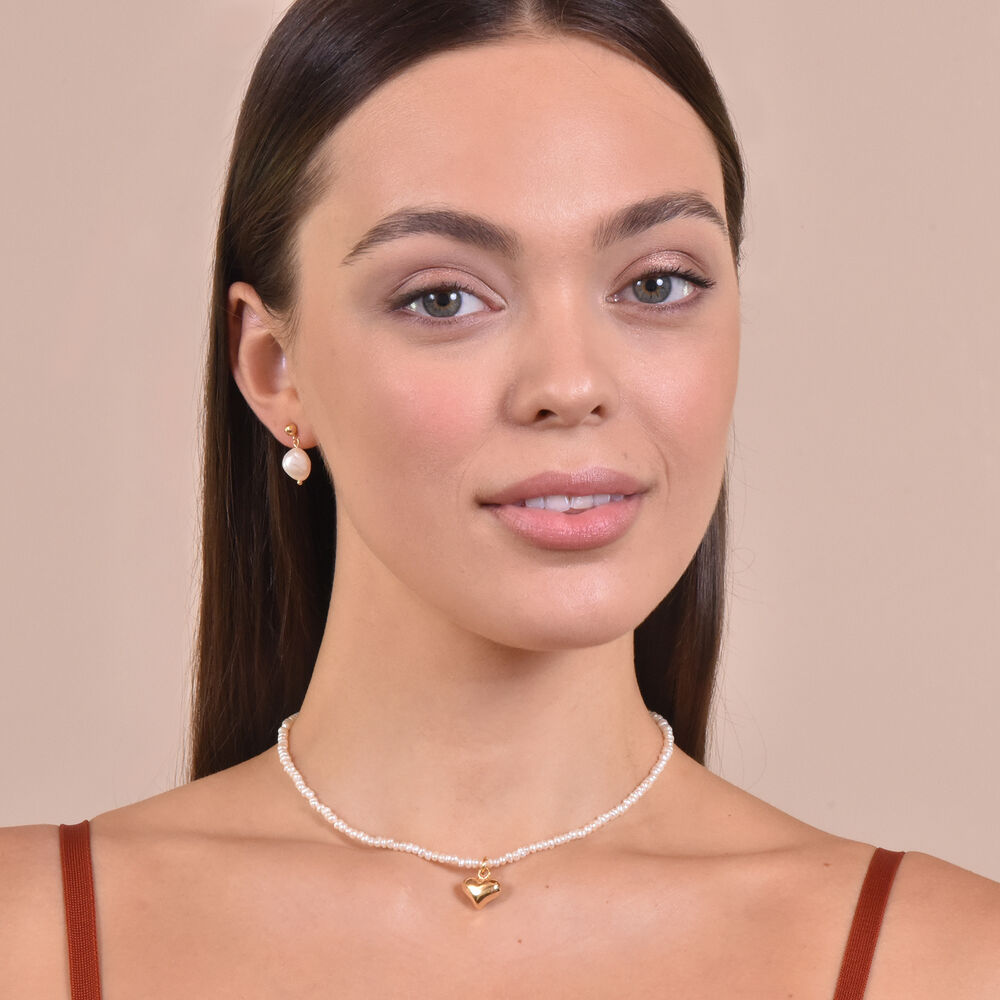 Culturesse Myla Freshwater Pearl Drop Earrings
