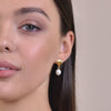 Culturesse Ada Dainty Pearl Drop Earrings