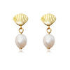 Culturesse Ada Dainty Pearl Drop Earrings
