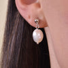 Culturesse Indie Freshwater Pearl Drop Earrings