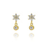 Culturesse Aubree Gold Filled Star Earrings