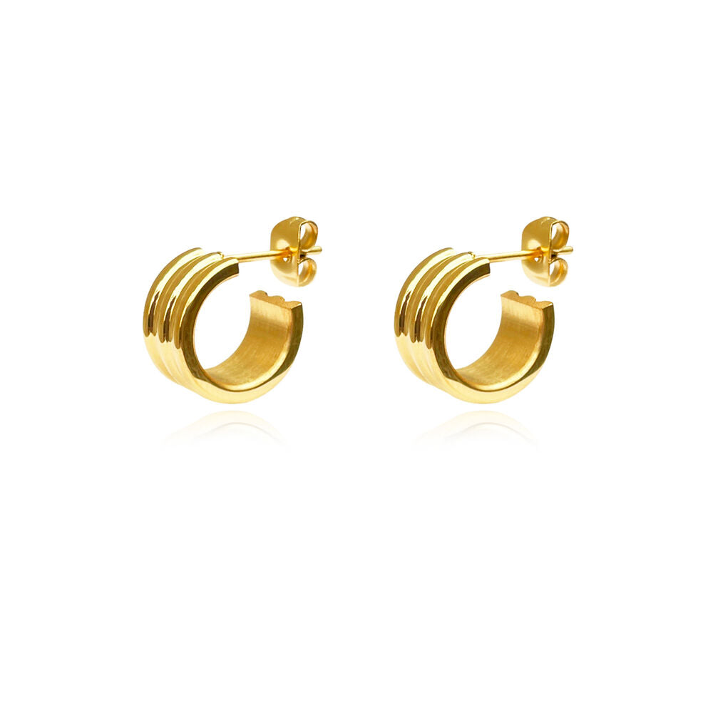Culturesse Esa Dainty C Hoop Earrings