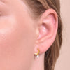 Culturesse Gemma Gold Filled Dainty Moon Earrings