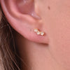 Culturesse Nia Gold Filled Sparkling Stud Earrings