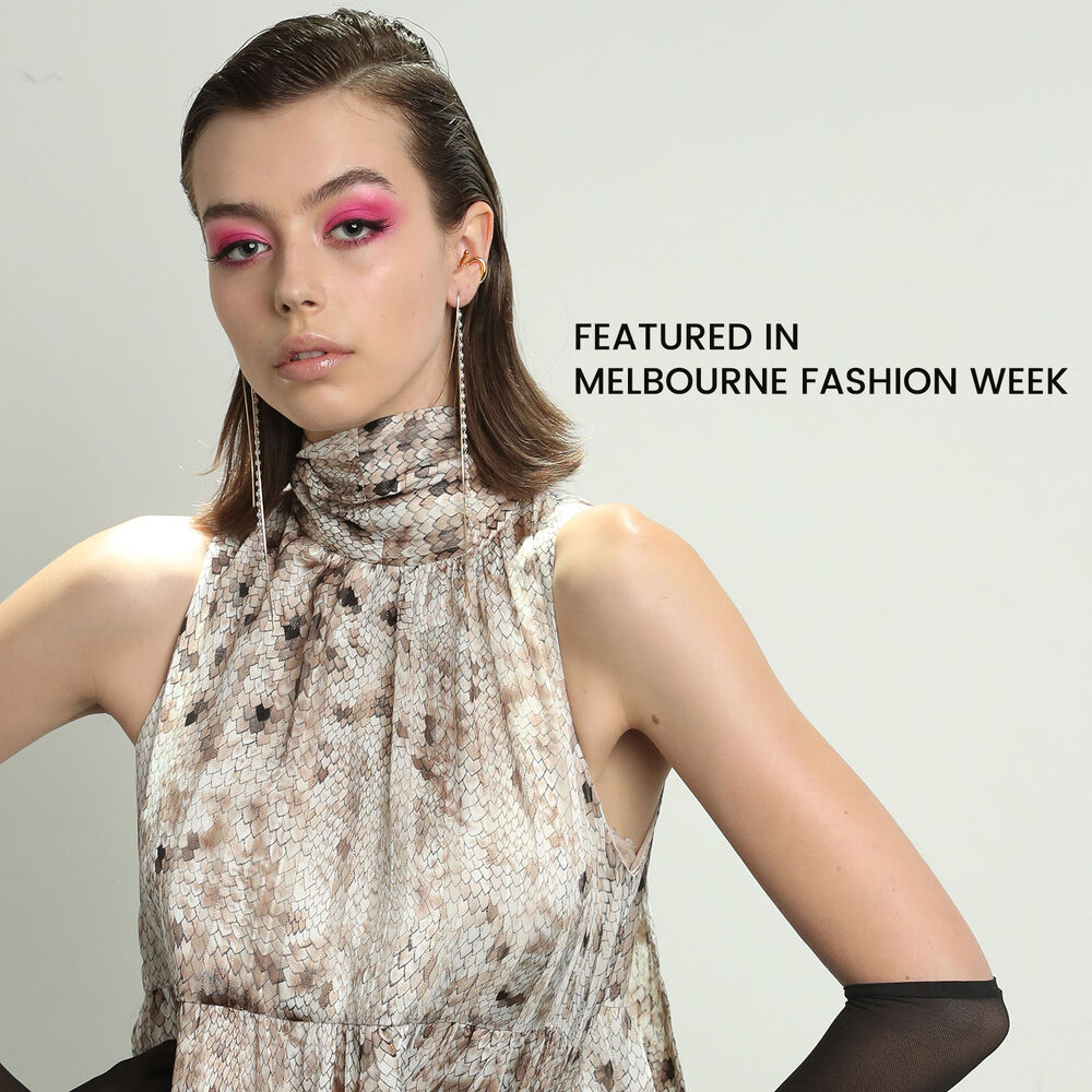 Culturesse Kelsey Fine Double String Earrings