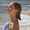 Culturesse Sloane Chunky Droplet Earrings (Gold)