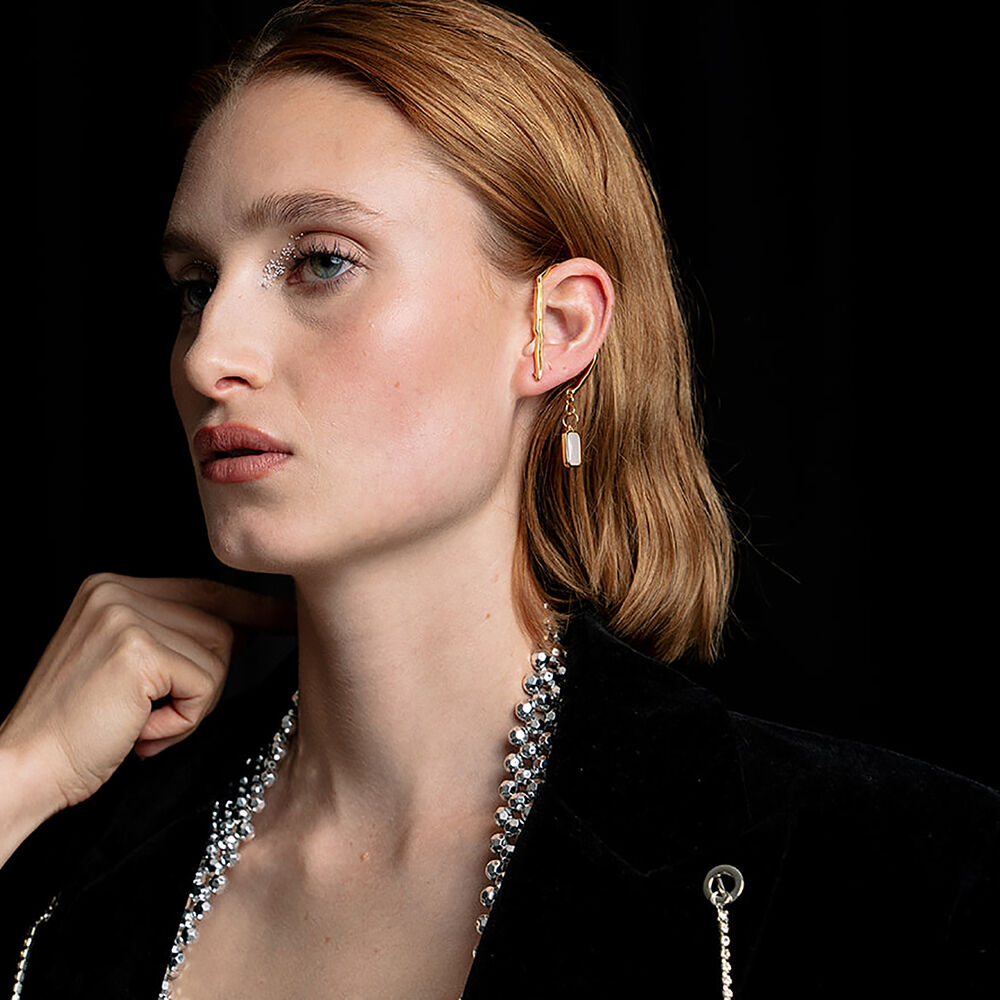 Culturesse Echo Artsy Ear Frame Earrings