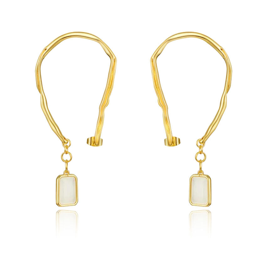 Culturesse Echo Artsy Ear Frame Earrings