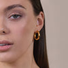Culturesse Oria Premium Gold Hoop Earrings