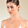 Culturesse Krista Modern Bowl Huggie Earrings - Silver