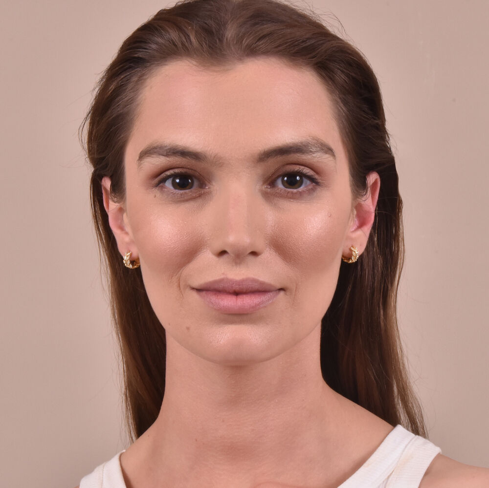 Culturesse Karah Gold Vermeil Dainty Hoop Earrings