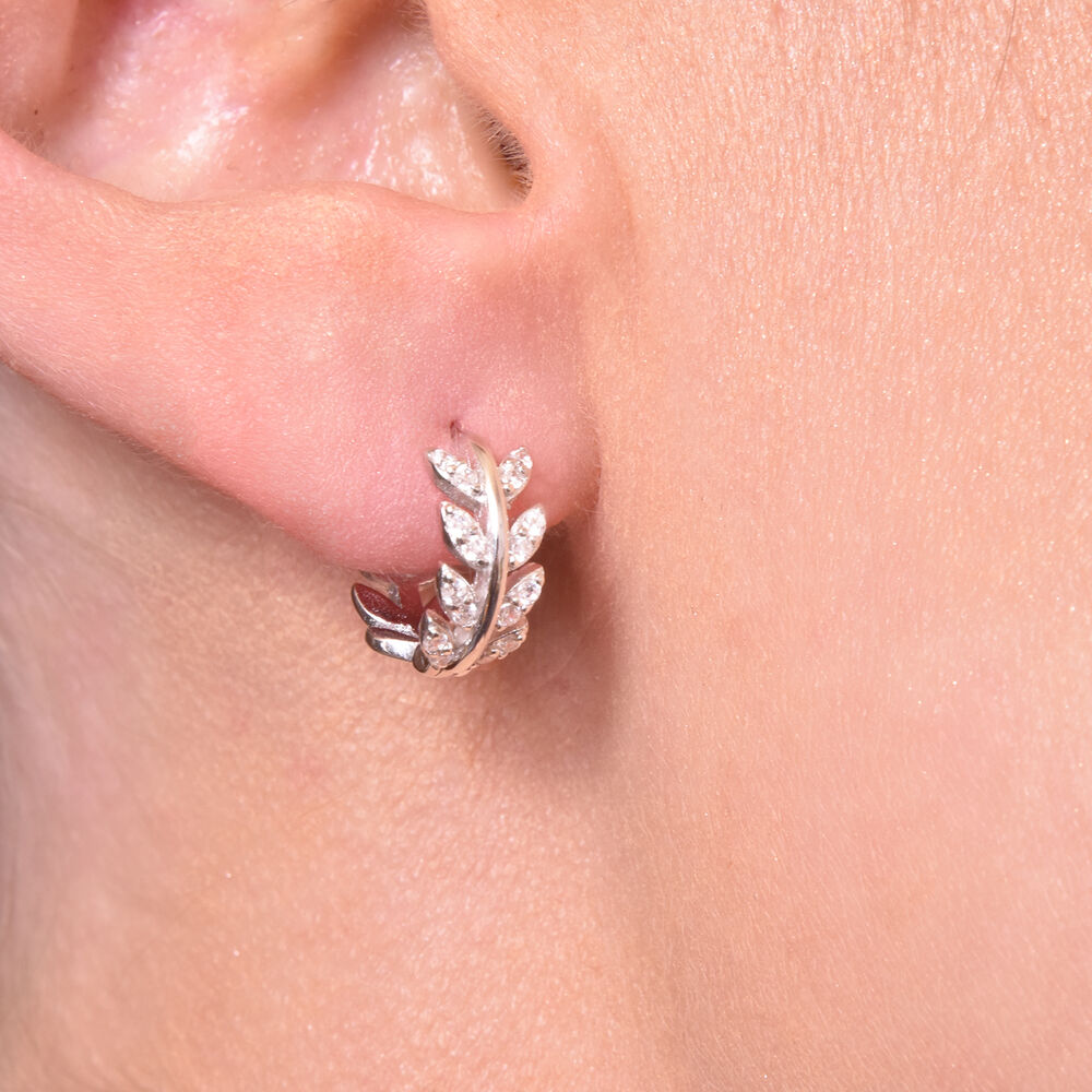 Culturesse Ember Sterling Silver Dainty Hoop Earrings