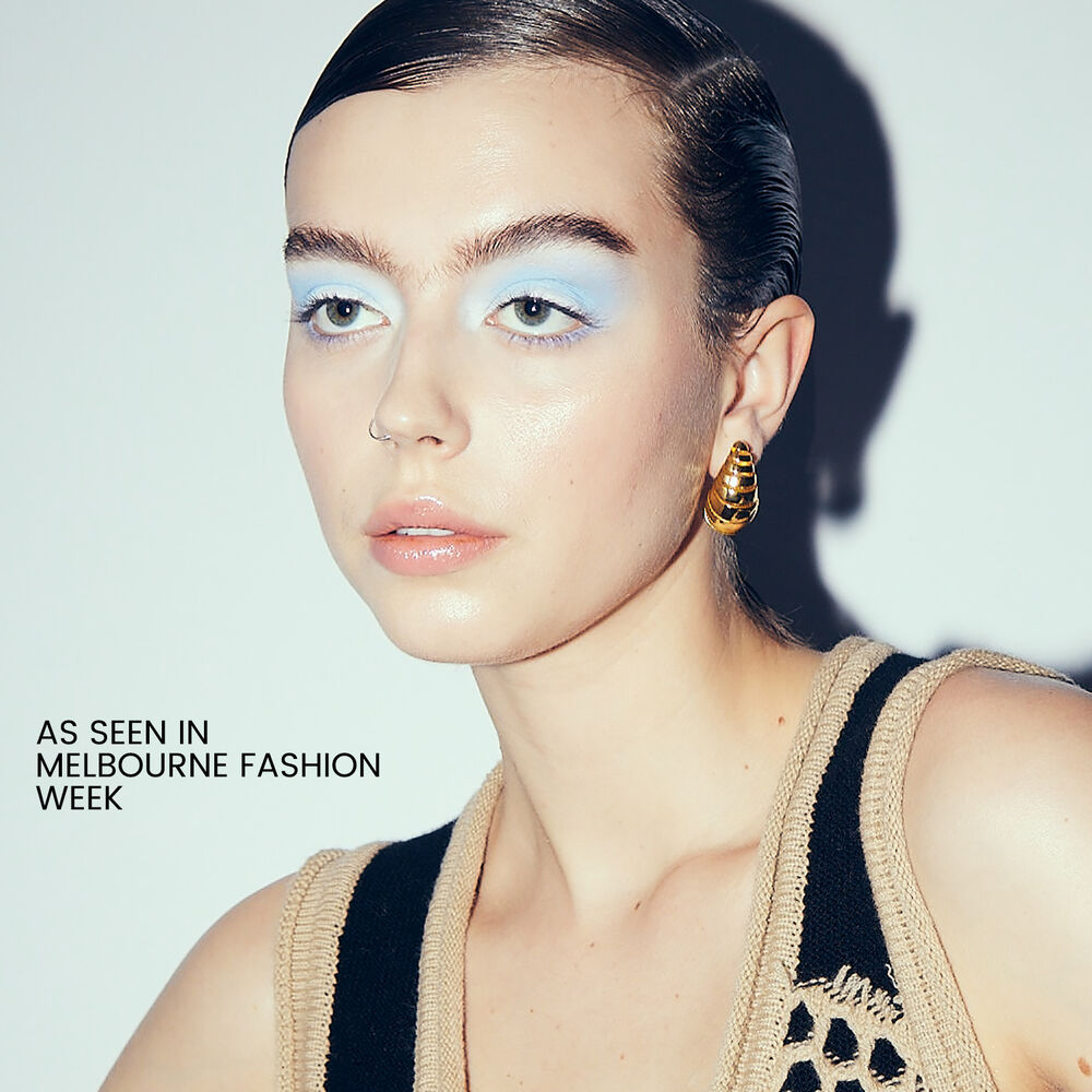 Culturesse Odyssey Artsy Cocoon Earrings (Gold)