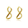 Culturesse Baie Artsy Infinity Twist Earrings (Gold)