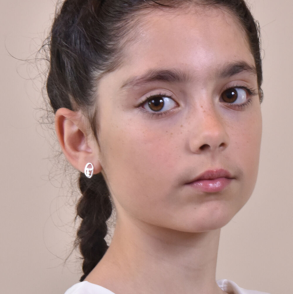 Culturesse Little Artist Abstract Face Earrings