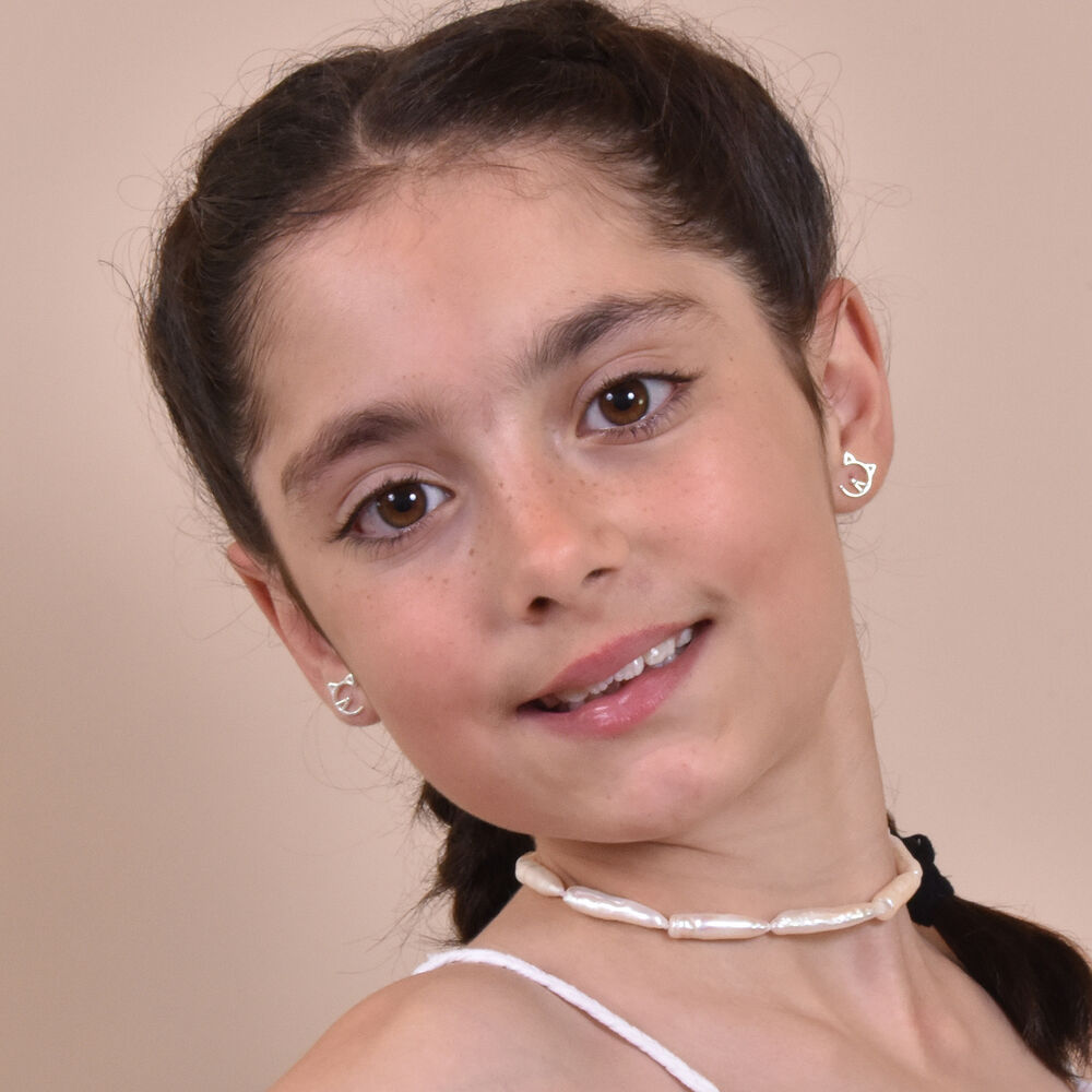 Culturesse Little Kittie Earrings