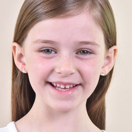 Culturesse Little Princess Dainty Crown Earrings