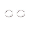 Culturesse Tilly Dainty Silver Sleeper Earrings