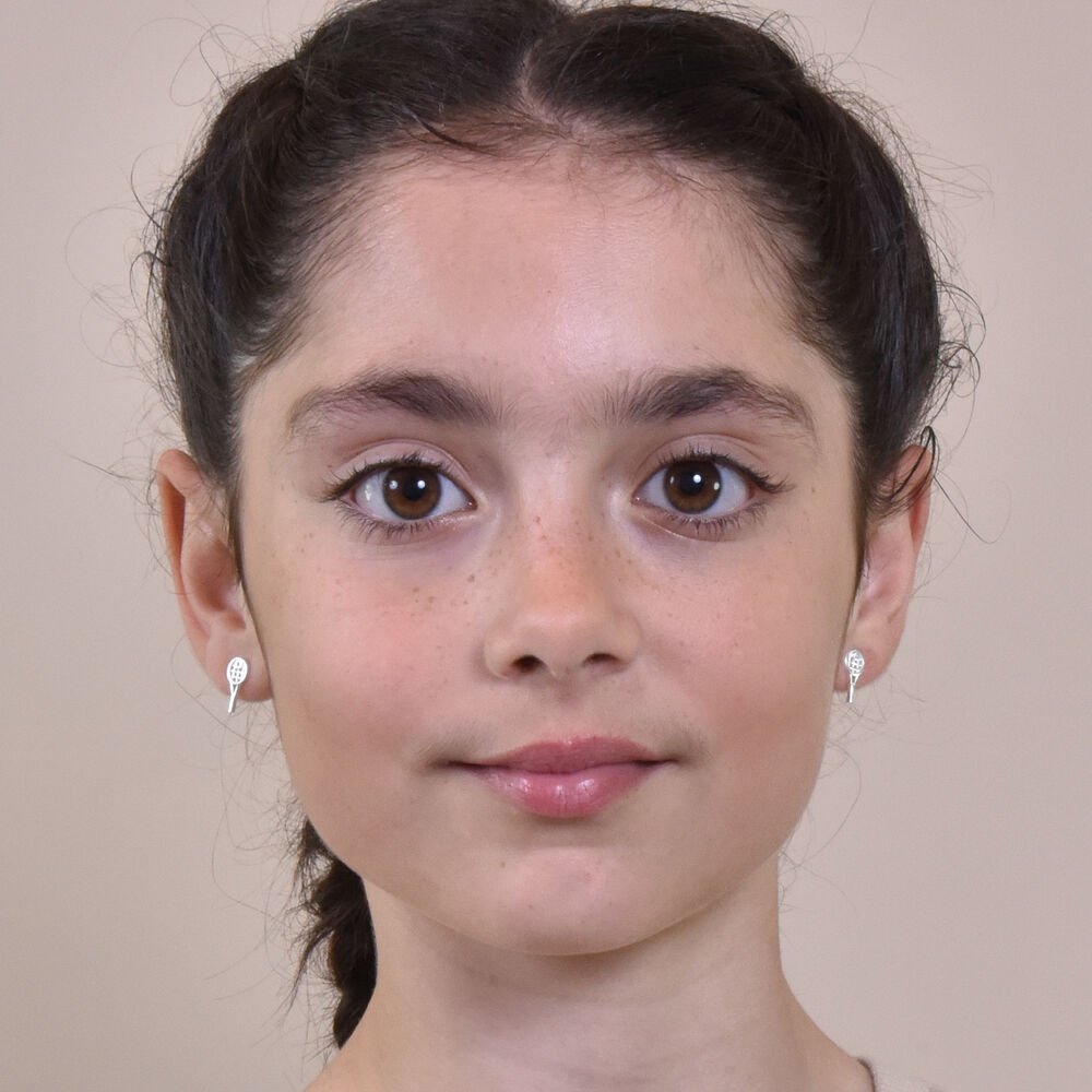 Culturesse Little Tennis Player Earrings