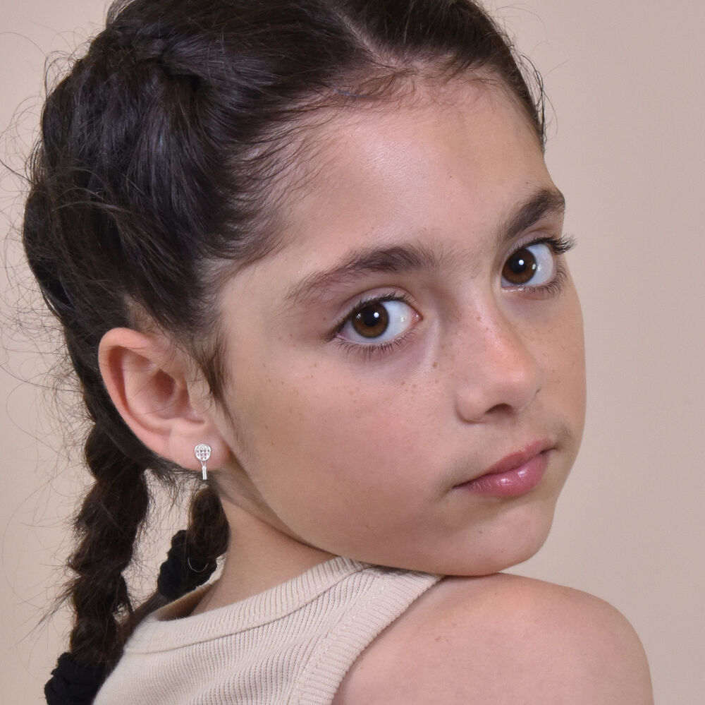 Culturesse Little Tennis Player Earrings