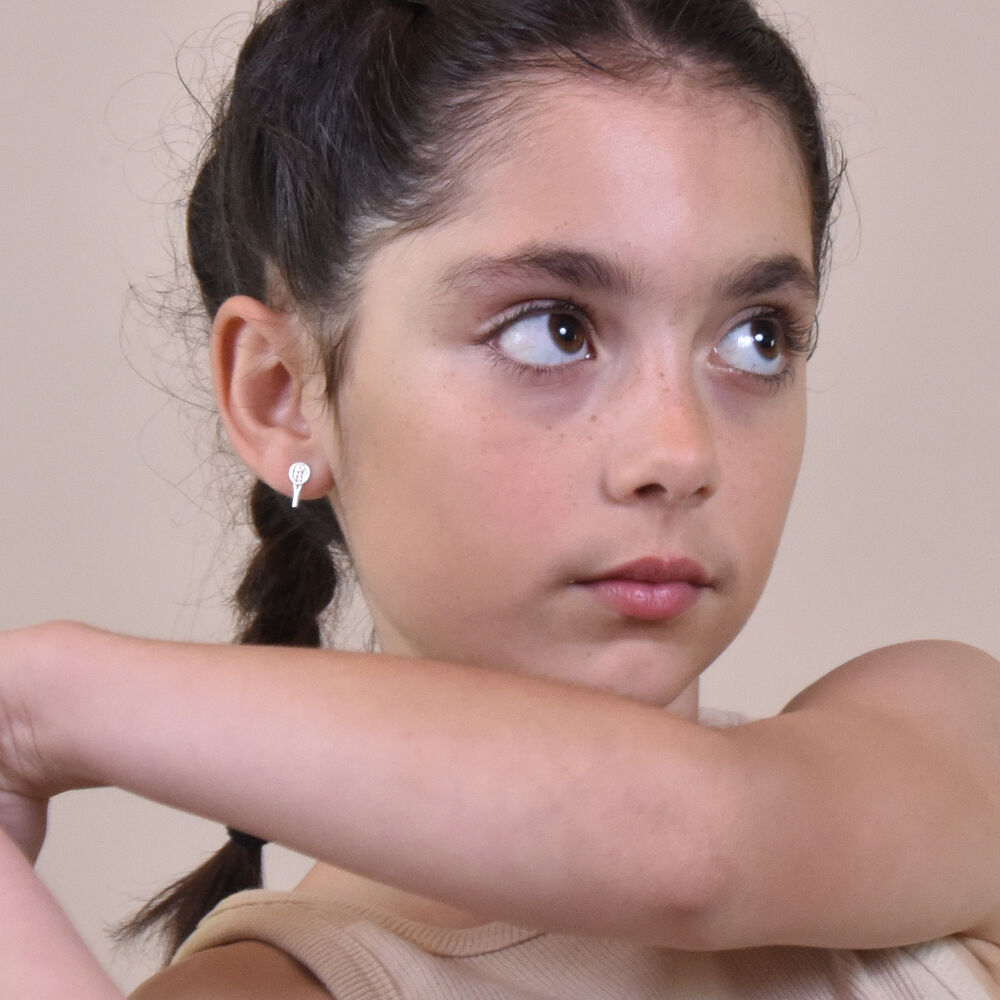 Culturesse Little Tennis Player Earrings