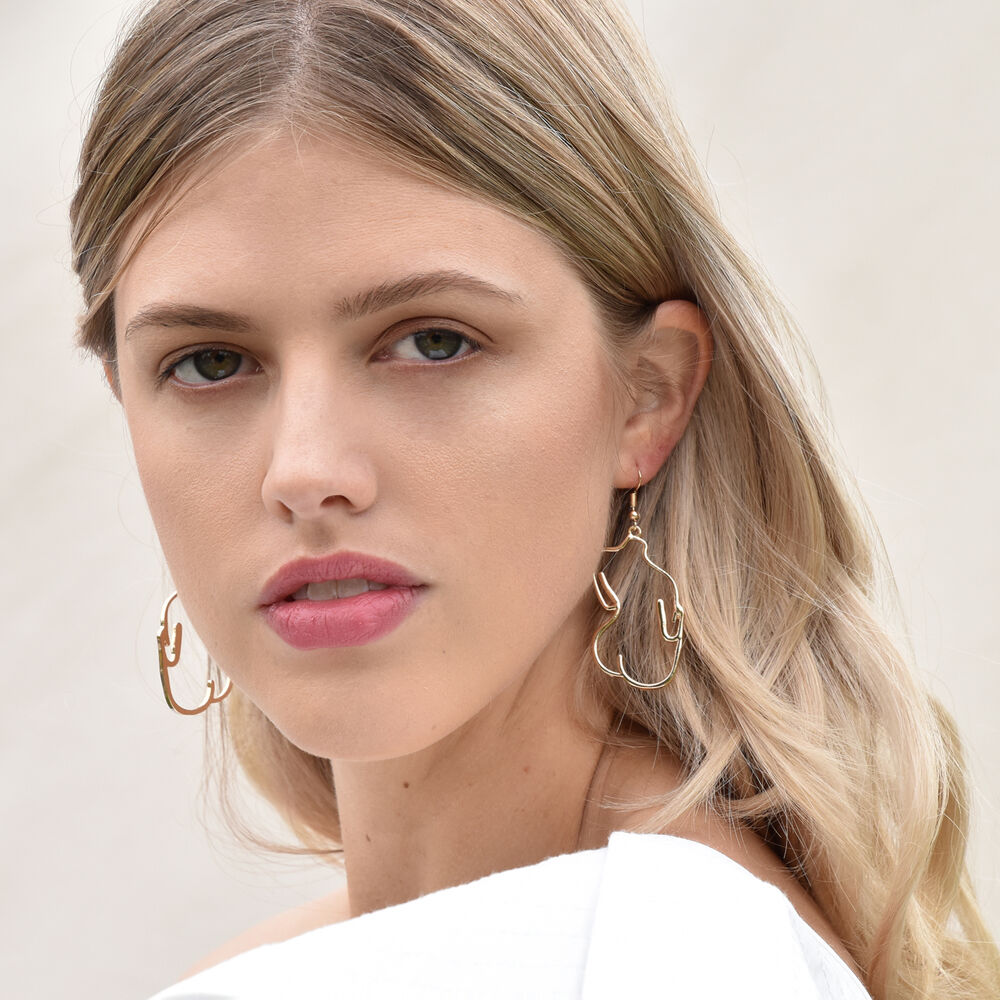 Culturesse Bella Female Back Wire Hook Earrings