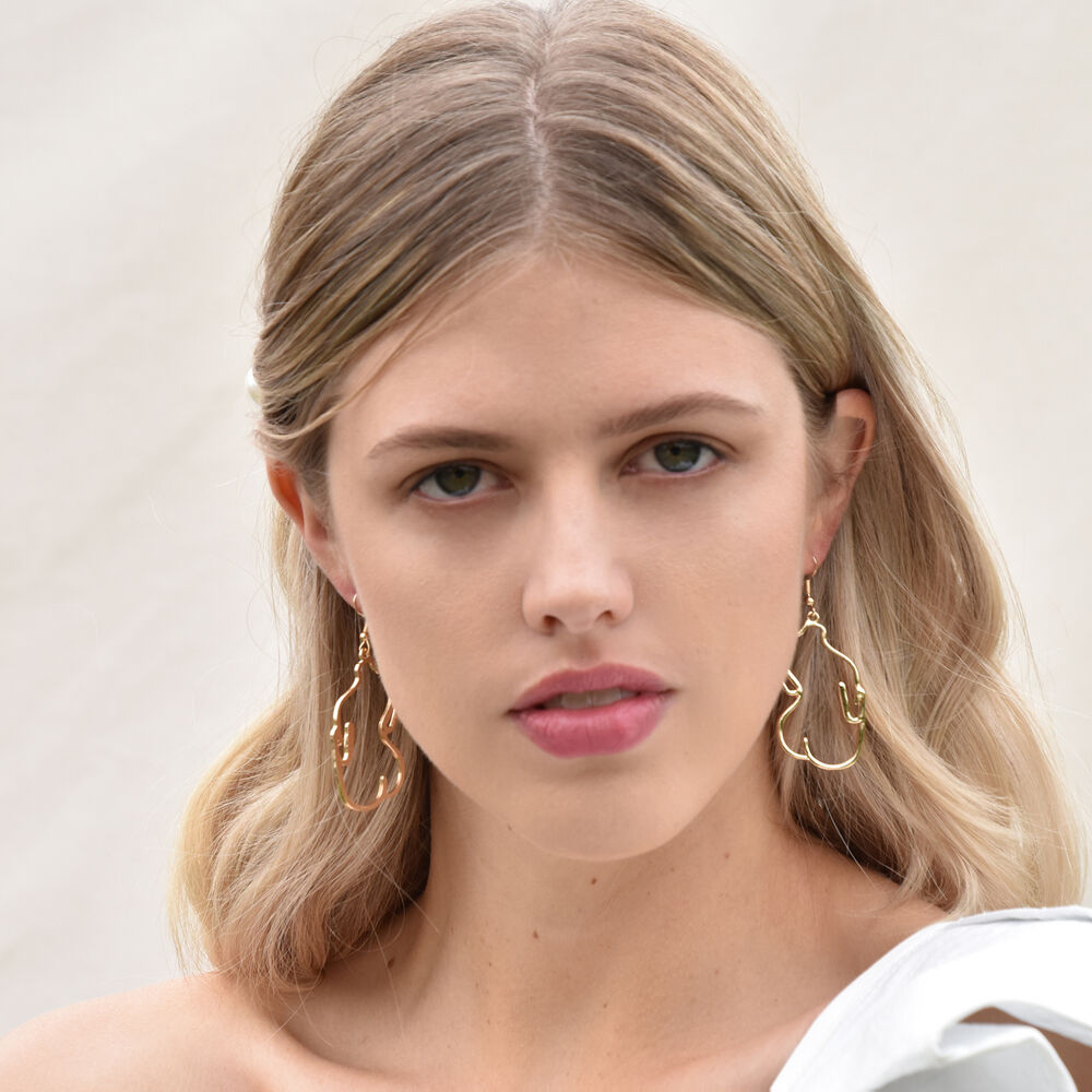 Culturesse Bella Female Back Wire Hook Earrings