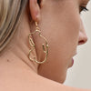 Culturesse Bella Female Back Wire Hook Earrings