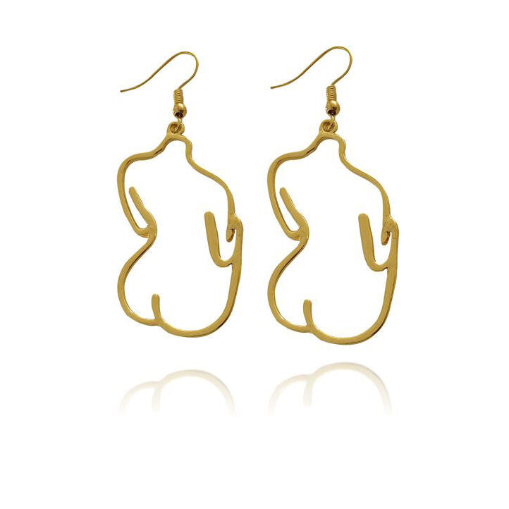 Culturesse Bella Female Back Wire Hook Earrings