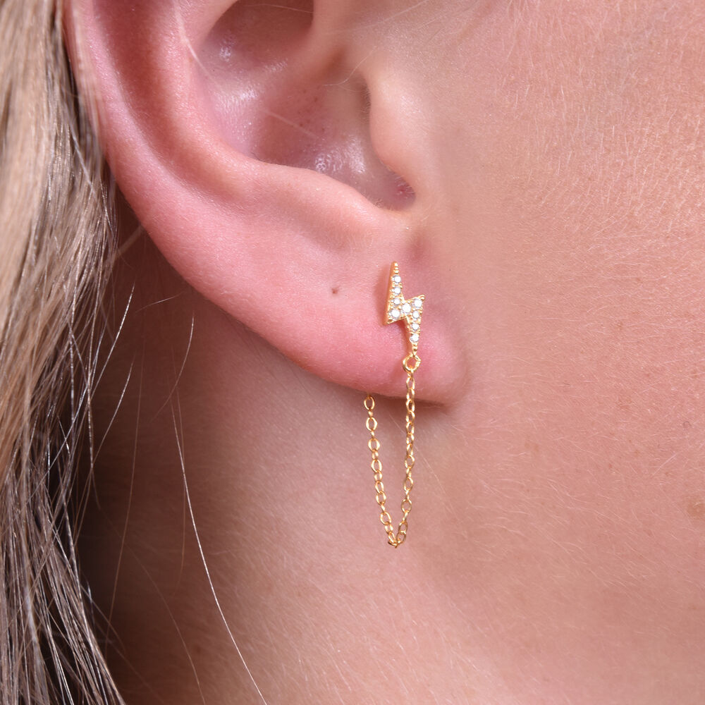 Culturesse Erma Gold Filled Lightning Set