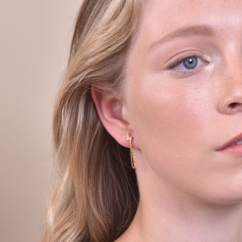 Culturesse Erma Gold Filled Lightning Set