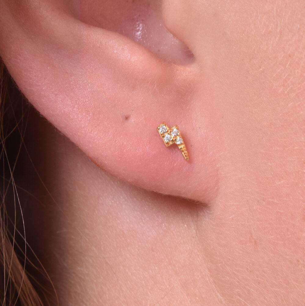 Culturesse Erma Gold Filled Lightning Set