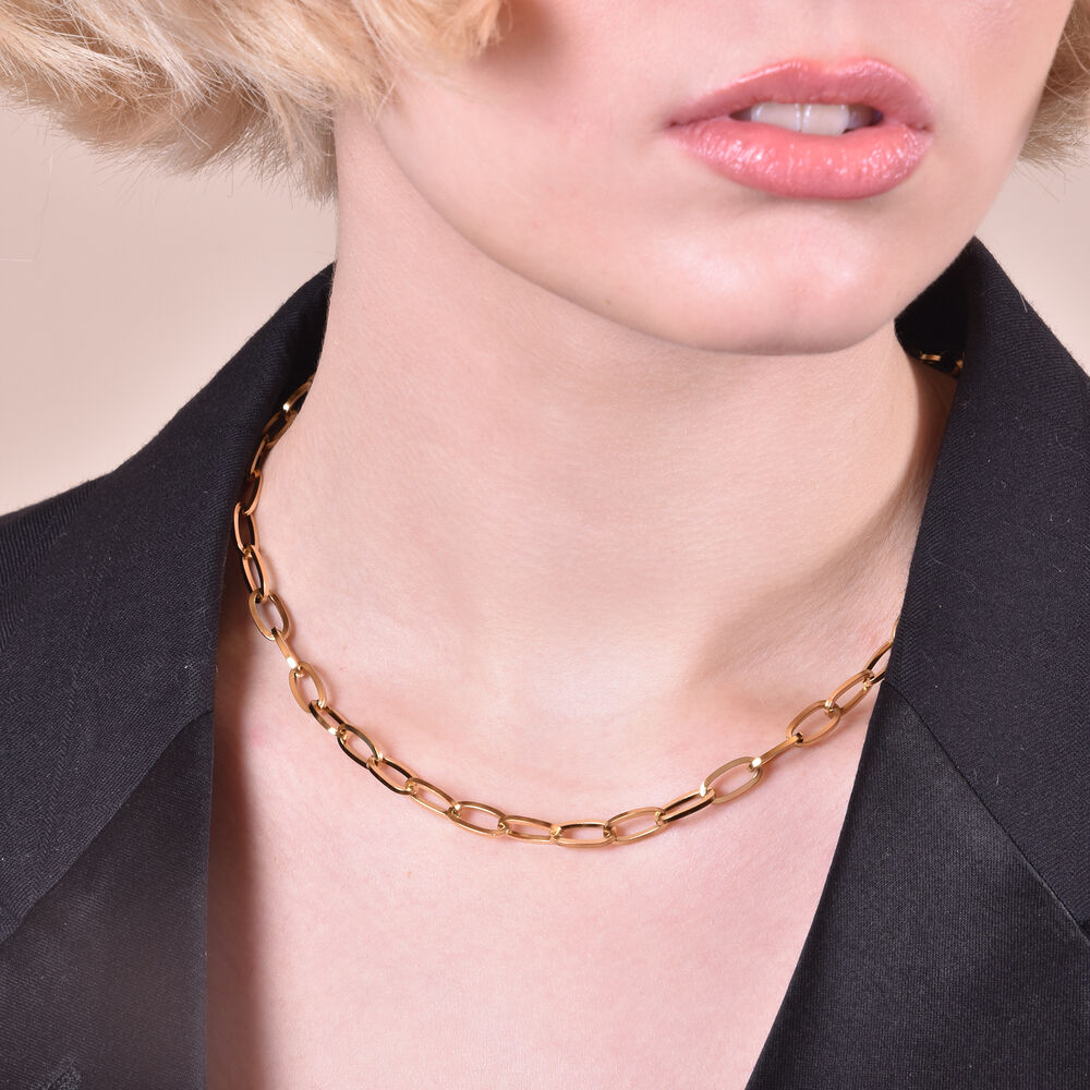 Culturesse Andy Gold Chain Necklace