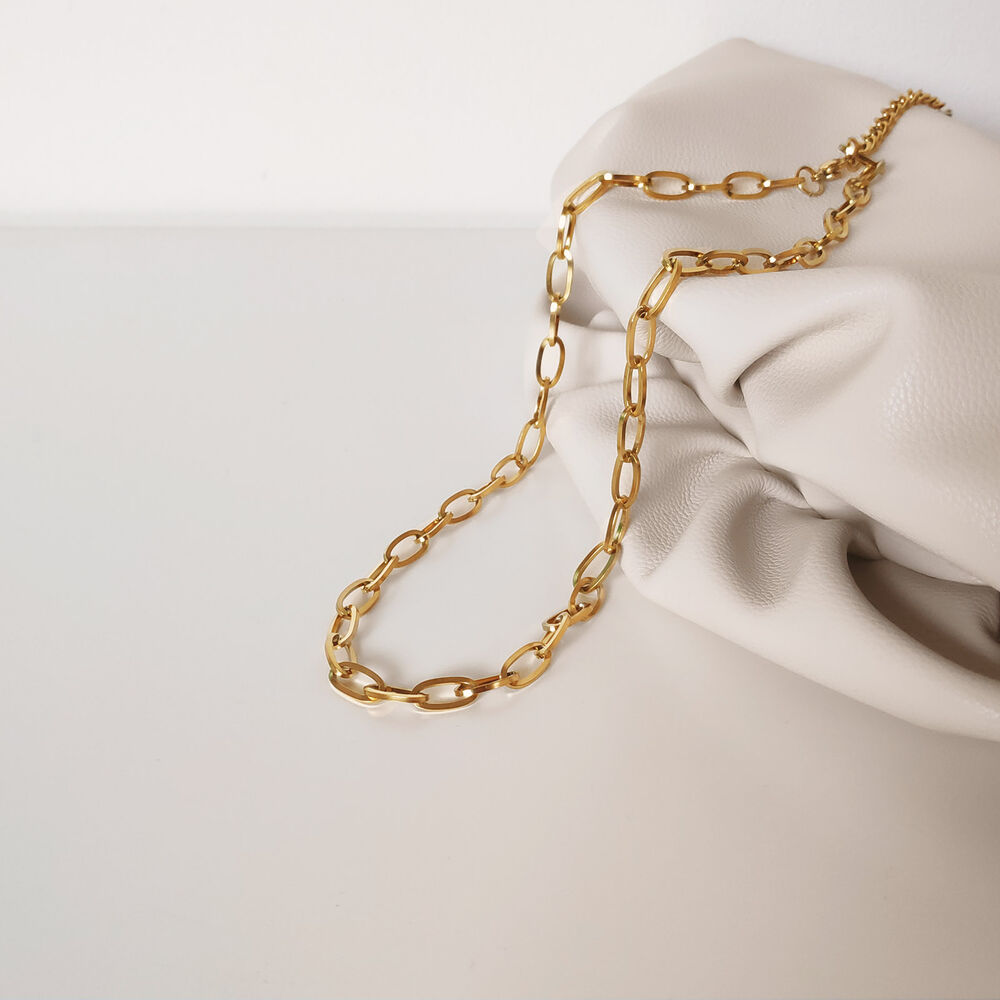 Culturesse Andy Gold Chain Necklace