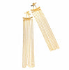Culturesse Lizette Luxury Golden Tassel Earrings