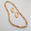 Culturesse Lowe Modern Gold Curve Earrings