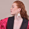 Culturesse Laurissa Luxury Pearl Tassel Earrings