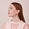 Culturesse Glory Luxury Baroque Pearl Drop Earrings