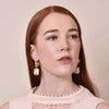 Culturesse Glory Luxury Baroque Pearl Drop Earrings