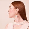Culturesse Glory Luxury Baroque Pearl Drop Earrings